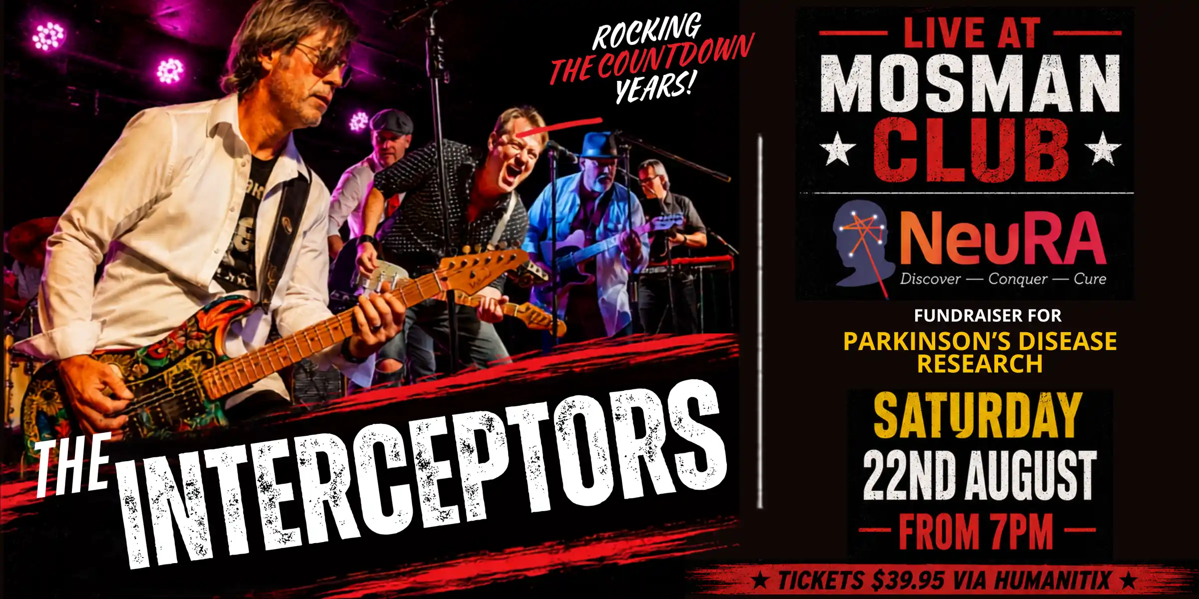 The Interceptors Rock Concert - Parkinson's Disease Fundraise